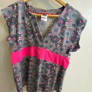 North Face colorful blouse